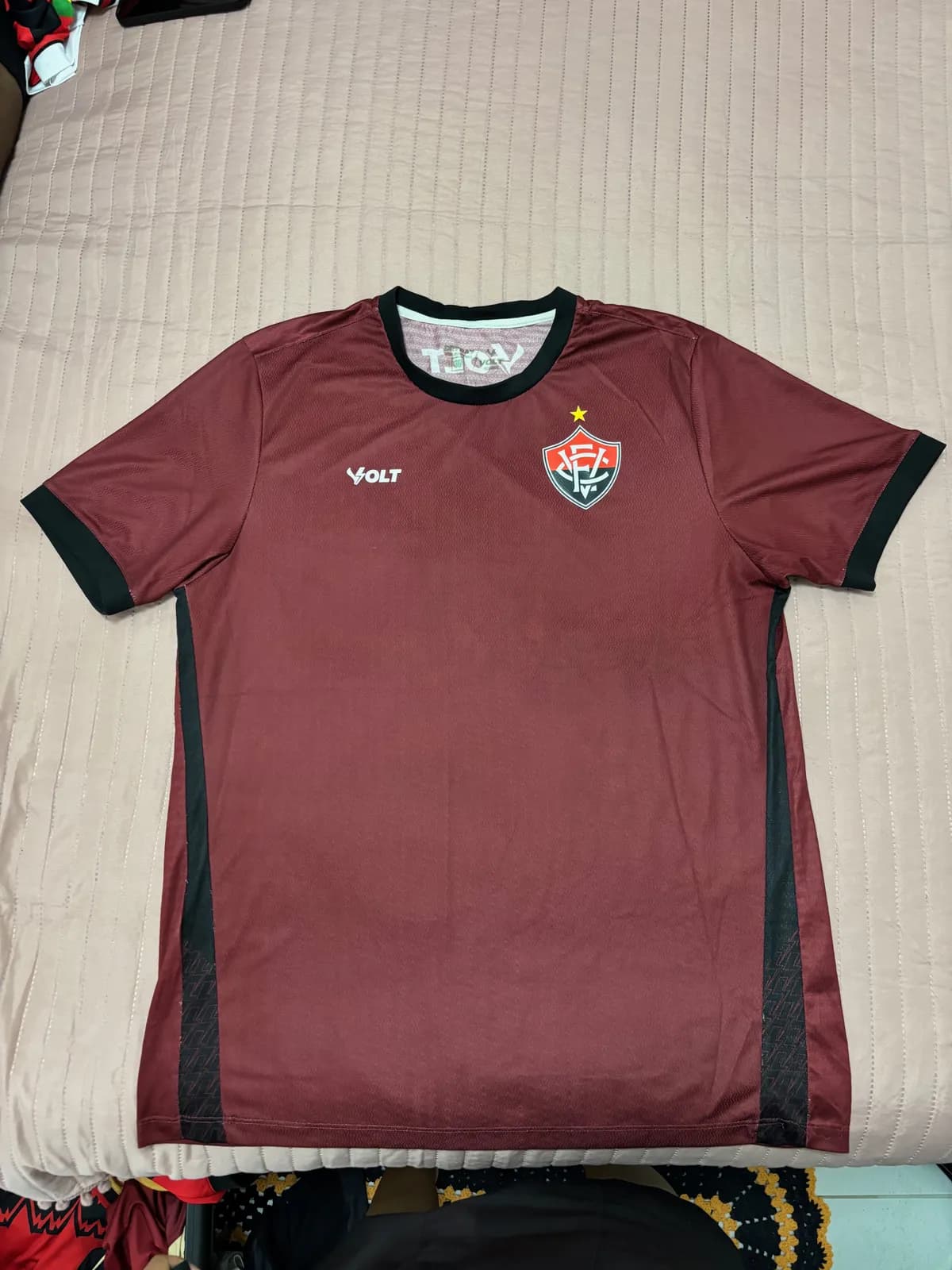 Camisa Vitória Bordô