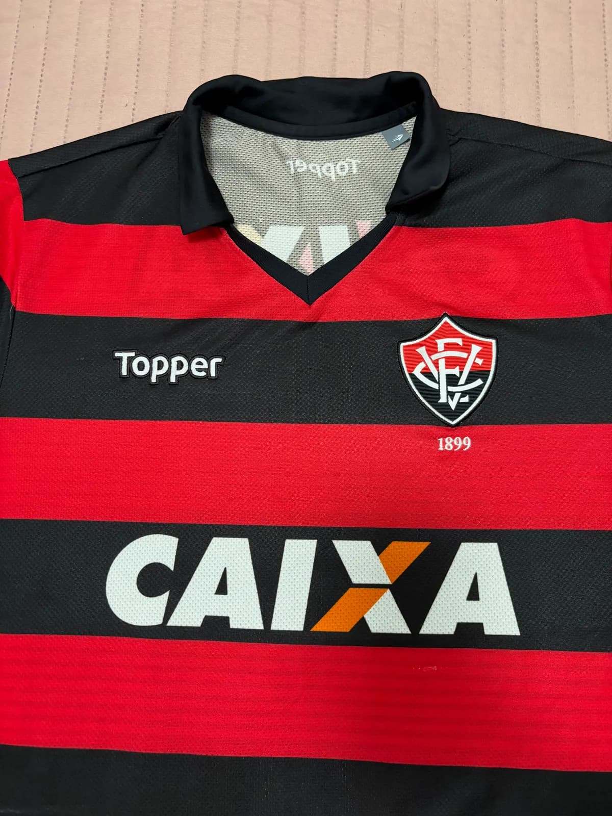Camisa Vitória Caixa Listrada